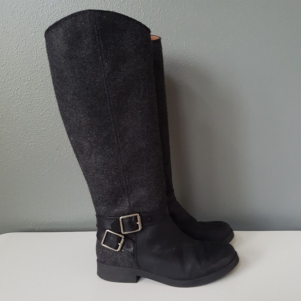 Lucky Brand gray boots size 7